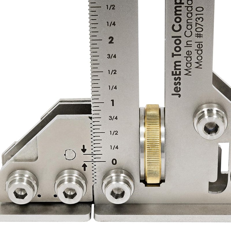 JessEm 07310 14 Guage Stainless Steel Tool Setting Gauge - Imperial - Large - Image 4